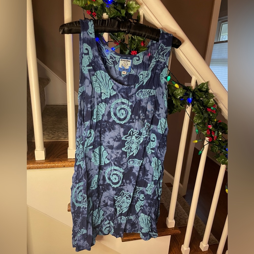 90s bathing suit cover up with pockets